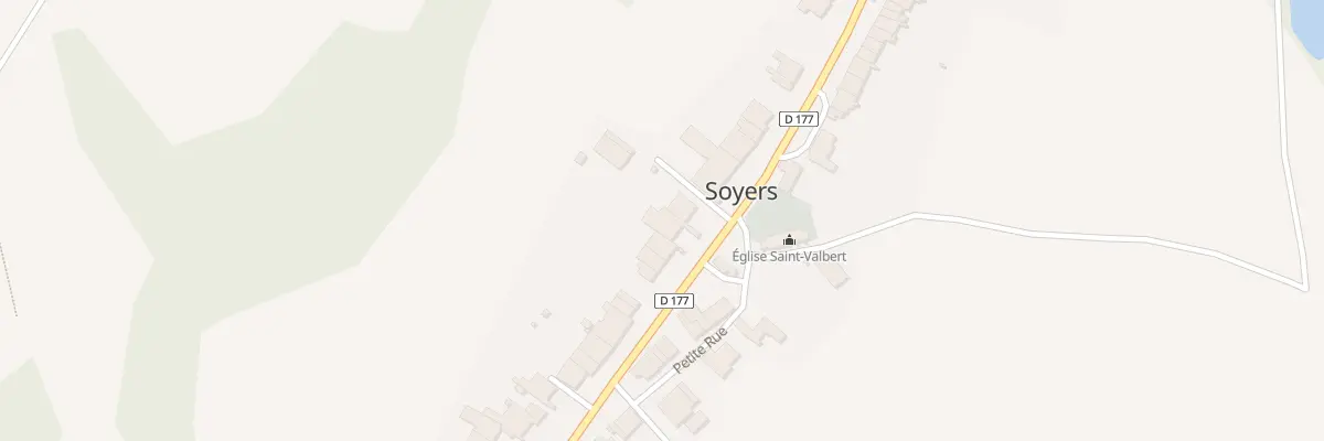 Plan du 54 Rue Saint Valbert à Soyers