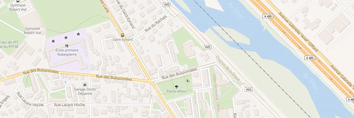 Plan du 6 Rue des Buissonnées à Fontaine