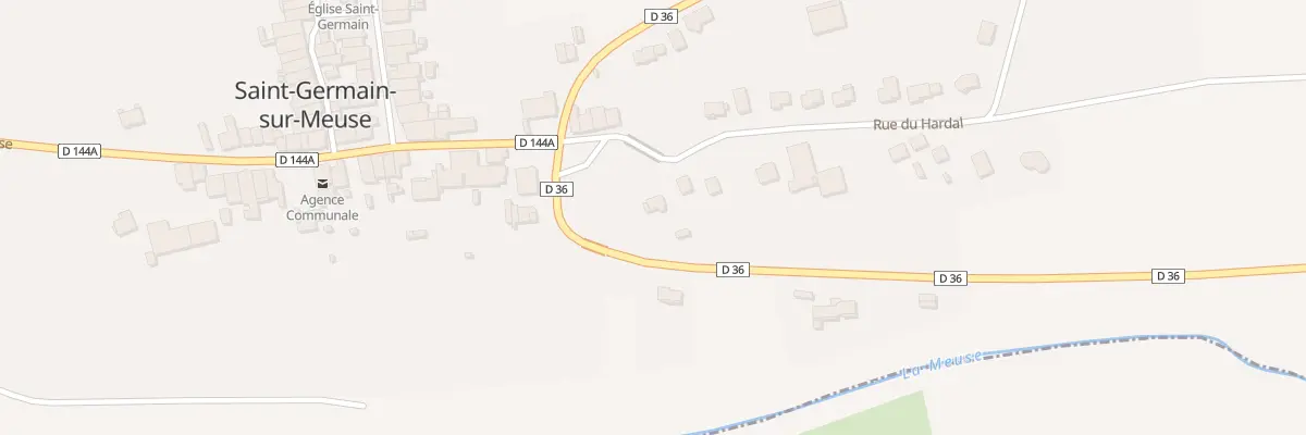 Plan du 2B Rue du Hardal à Saint-Germain-sur-Meuse