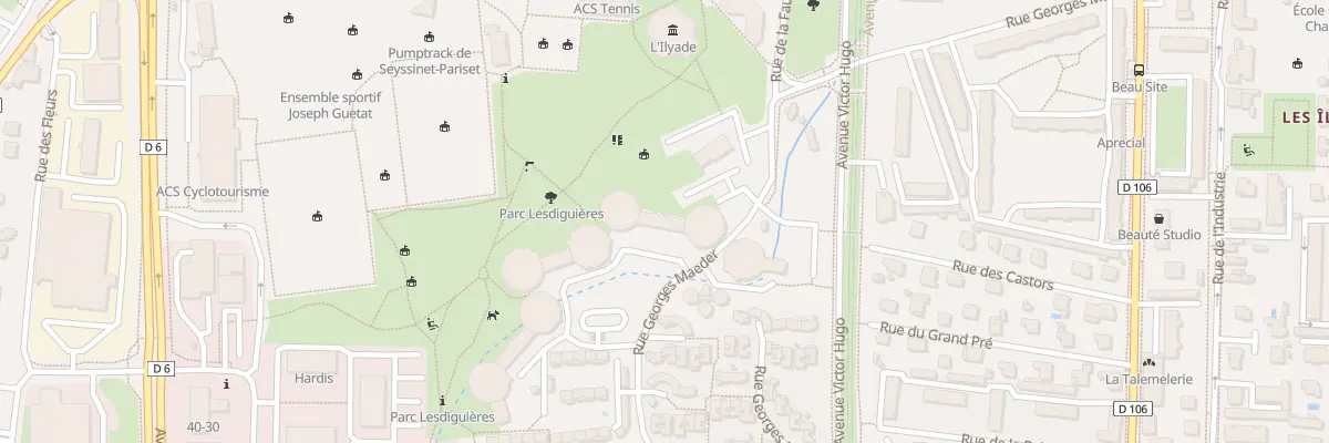 Plan du 20 Rue Georges Maeder à Seyssinet-Pariset