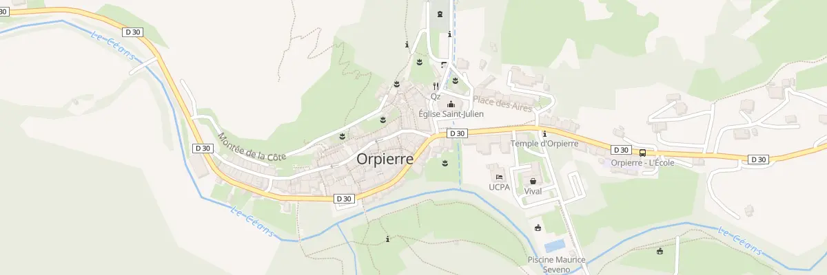 Plan du 25 Grand Rue à Orpierre