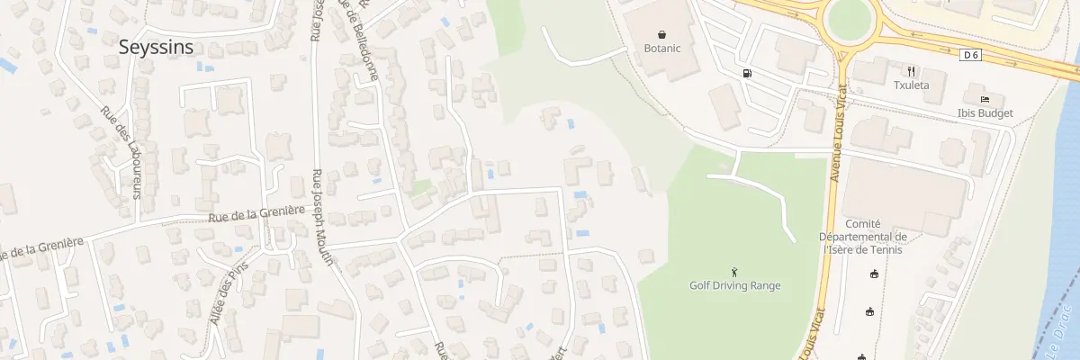 Plan du 30A Rue du Bournet à Seyssins