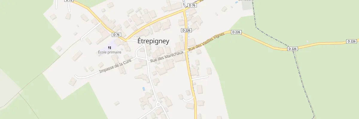 Plan du 3 Rue des Maréchaux à Étrepigney