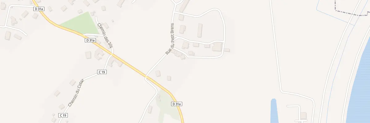 Plan du 54 Sen de la Conche à Brens