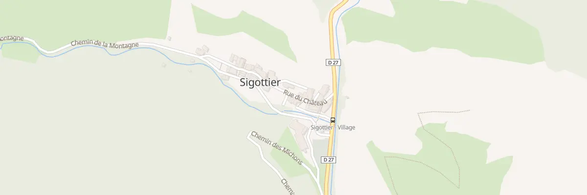 Plan du 5009 Le Village à Sigottier
