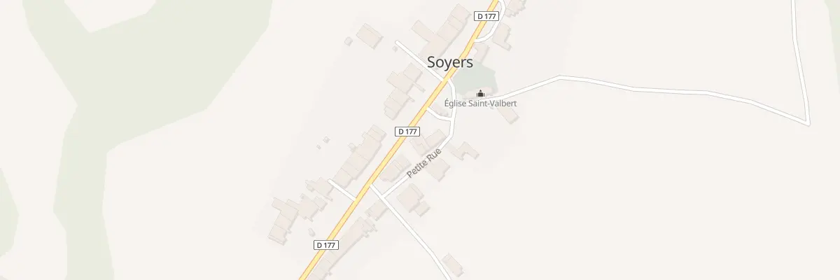 Plan du 53 Rue Saint Valbert à Soyers
