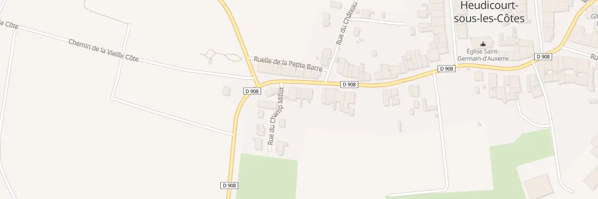 Plan du 61 Rue Charles de Gaulle à Heudicourt-sous-les-Côtes