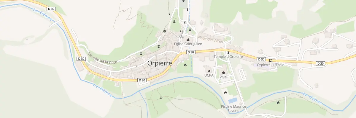 Plan du 145 Rte des Baronnies Provençales à Orpierre