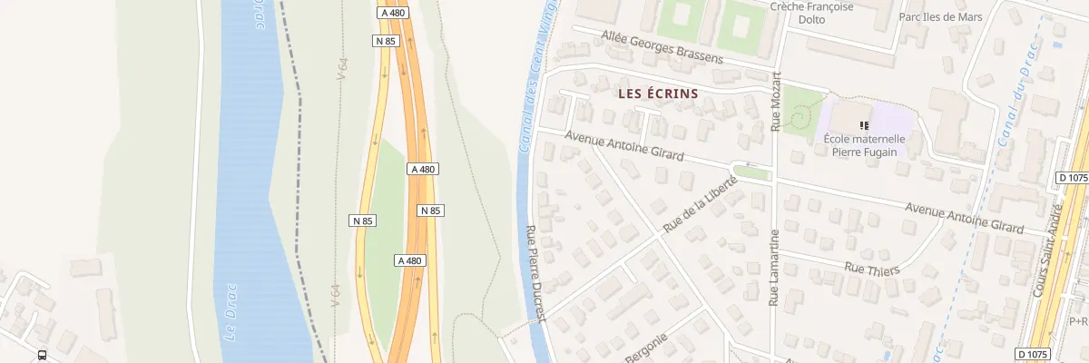 Plan du 32 Rue Pierre Ducrest au Pont-de-Claix