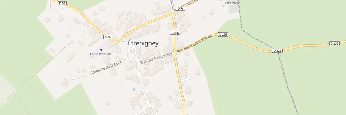 Plan du 1 Rue des Maréchaux à Étrepigney
