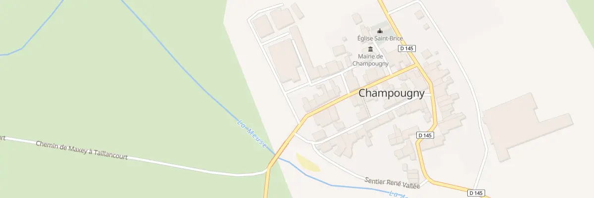 Plan du 16 Gr La Grande Rue à Champougny