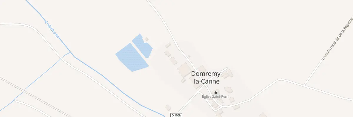 Plan du 3 Rue de Haucourt La Rigole à Domremy-la-Canne