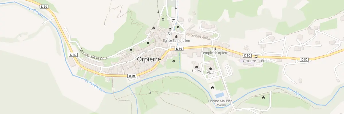 Plan du 5146 Le Village à Orpierre