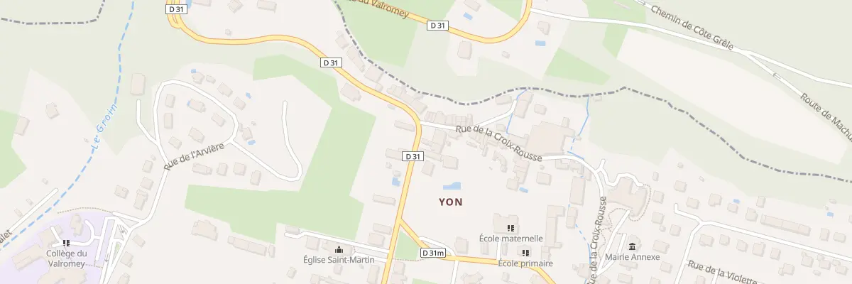 Plan du 44 Rue de la Côte d’Yon à Artemare