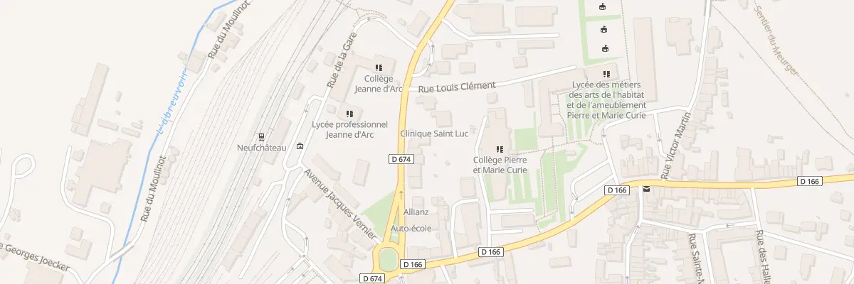 Plan du 18 Av de Herringen à Neufchâteau