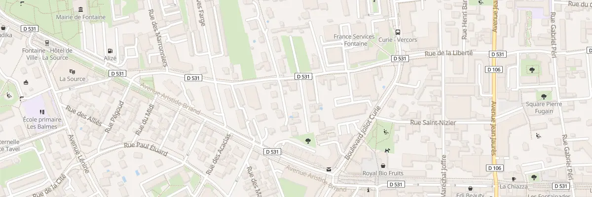 Plan du 9 Rue Victor Hugo à Fontaine