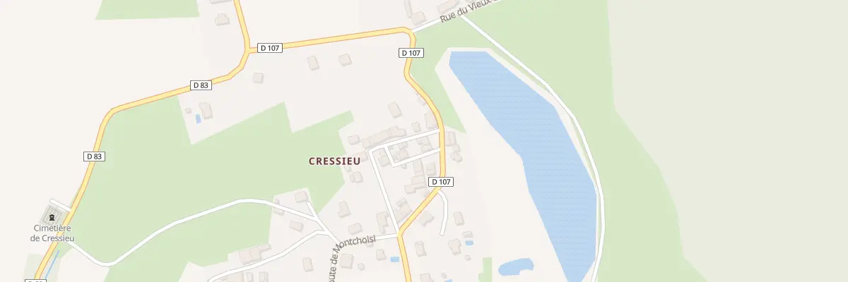 Plan du 5167 Cressieu à Chazey-Bons