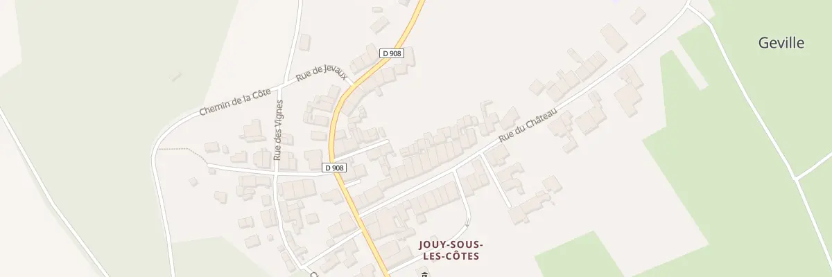 Plan du 15 Rue du Château à Geville