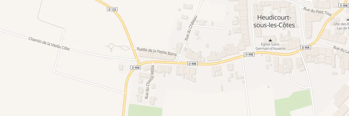 Plan du 50 Rue Charles de Gaulle à Heudicourt-sous-les-Côtes