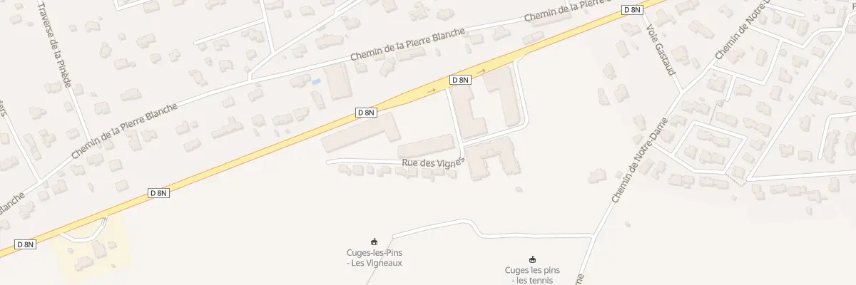 Plan du 106 Rue des Vignes à Cuges-les-Pins