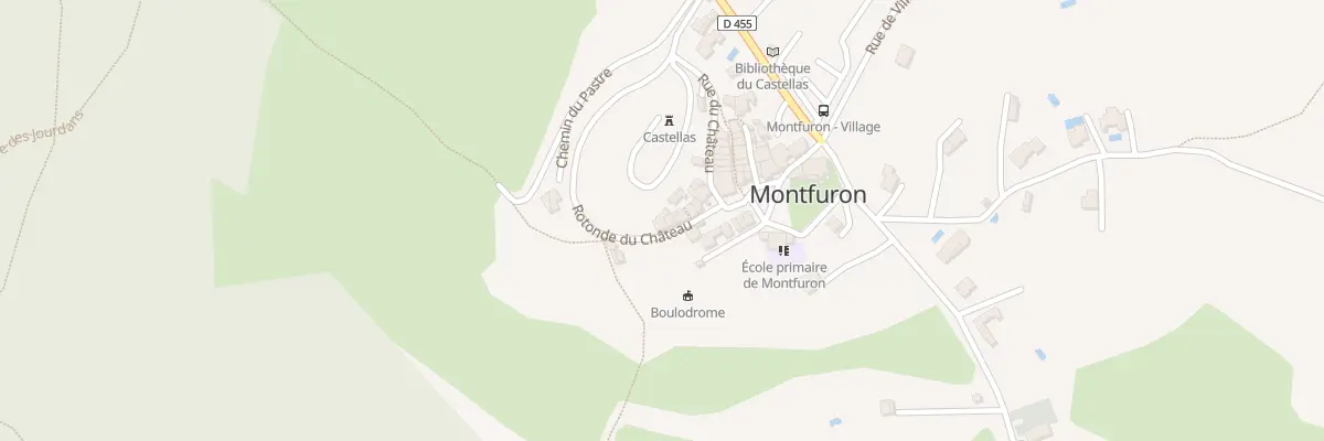 Plan du 7031 Vc Rotonde du Chateau à Montfuron