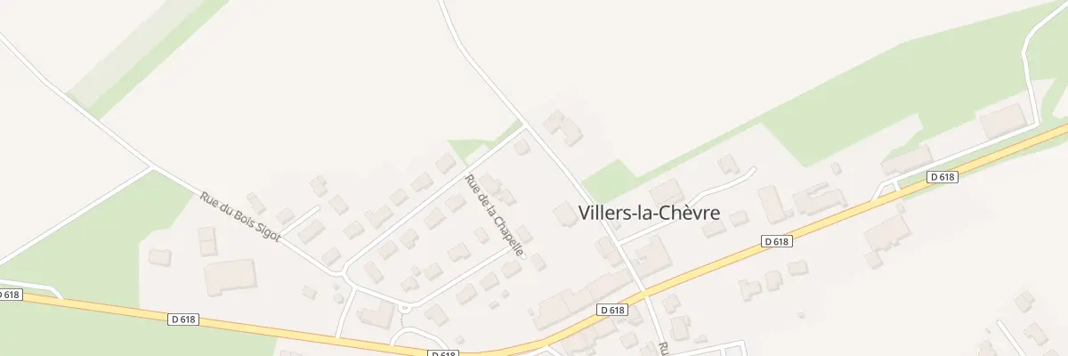 Plan du 2 Che du Bois de Saint Pancré à Villers-la-Chèvre