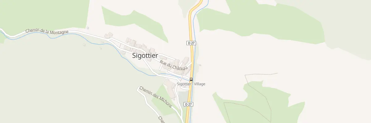 Plan du 5005 Le Village à Sigottier