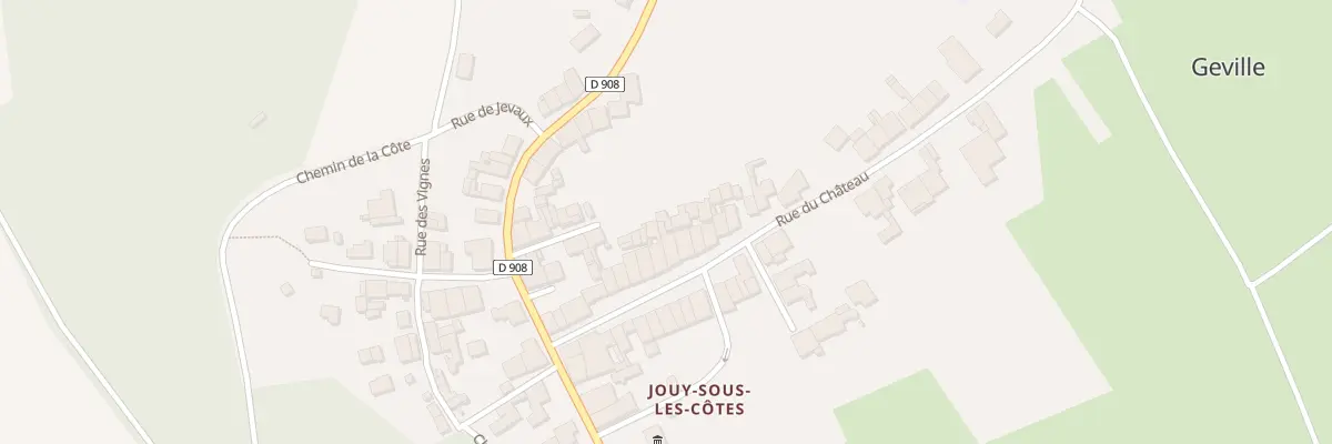 Plan du 19 Rue du Château à Geville