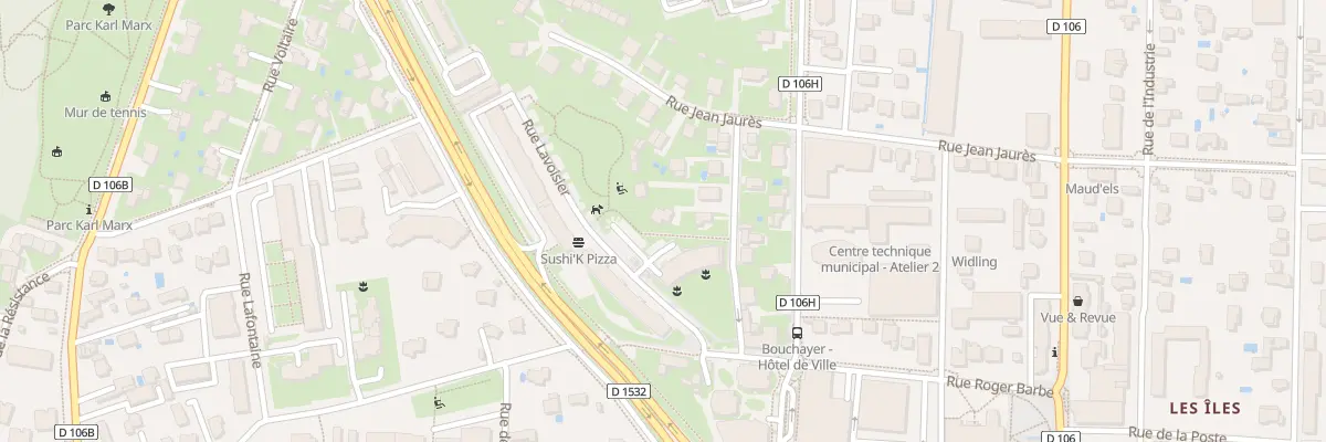 Plan du 10 Rue des Violettes à Seyssinet-Pariset