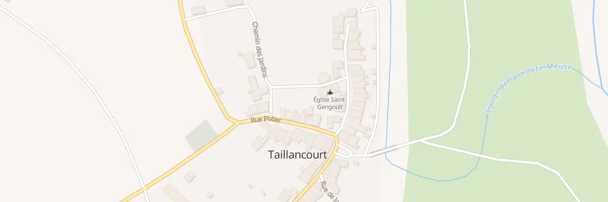 Plan du 8 Rue Potier à Taillancourt