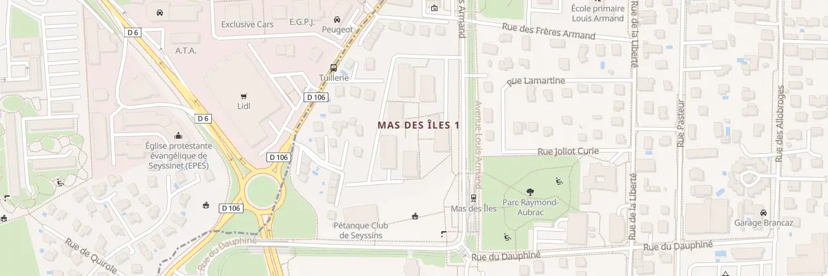 Plan du 34 Av Louis Armand à Seyssins