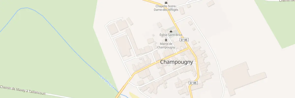 Plan du 6 Rue du Cierge à Champougny