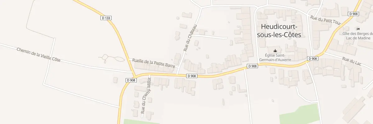 Plan du 48 Rue Charles de Gaulle à Heudicourt-sous-les-Côtes