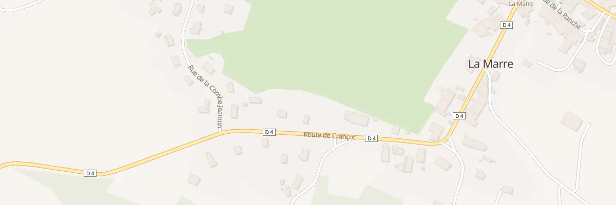 Plan du 22 Rte de Crançot à La Marre