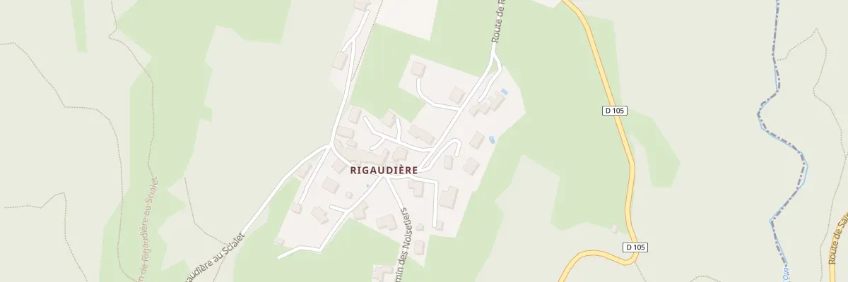 Plan du 4 Rigaudiere à Proveysieux