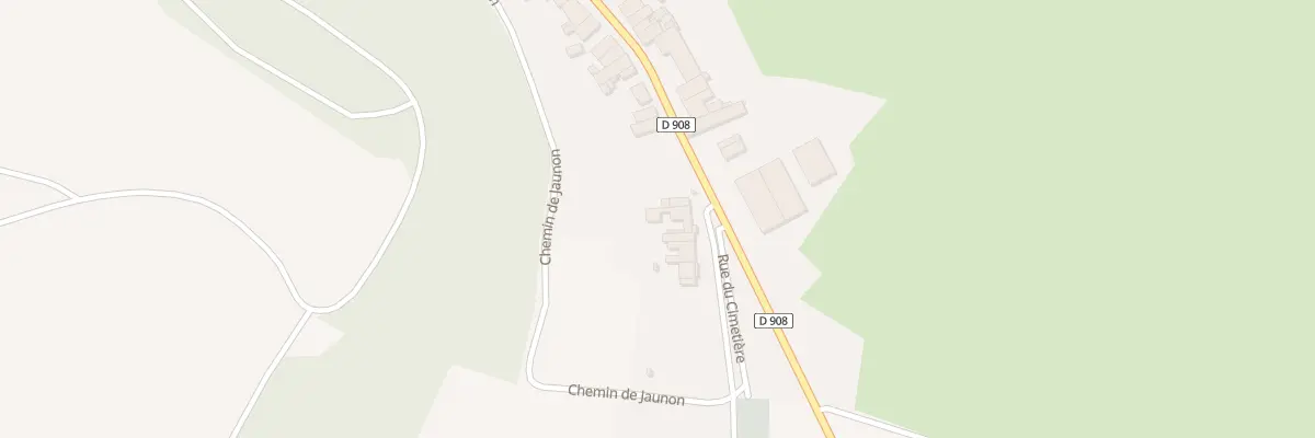 Plan du 2 Rue du Hinot à Geville