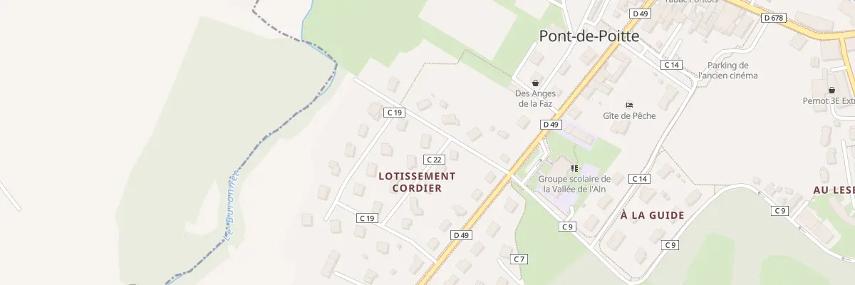 Plan du 3 Rue du Gut Grancher à Pont-de-Poitte