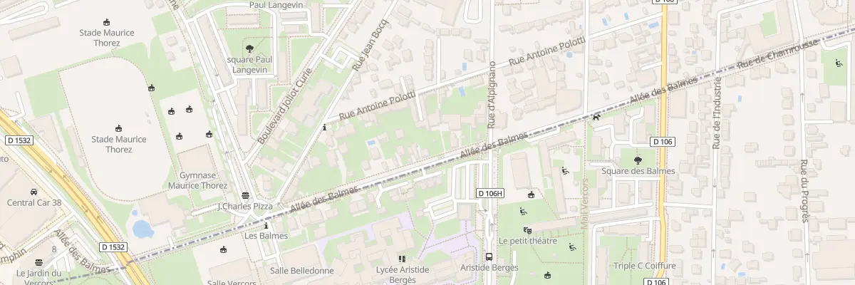 Plan du 52 All des Balmes à Fontaine
