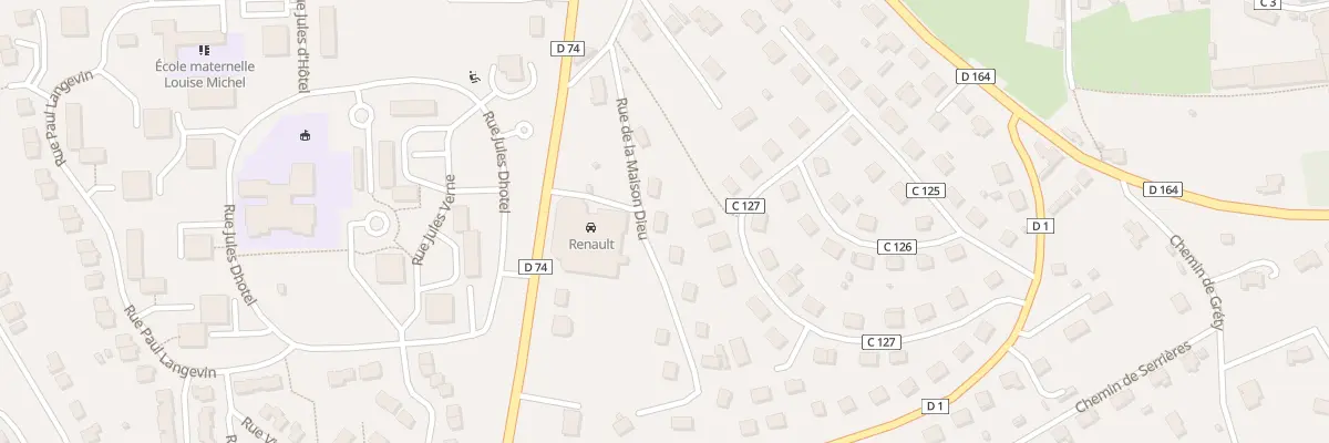Plan du 5 Rue de la Maison de Dieu à Neufchâteau