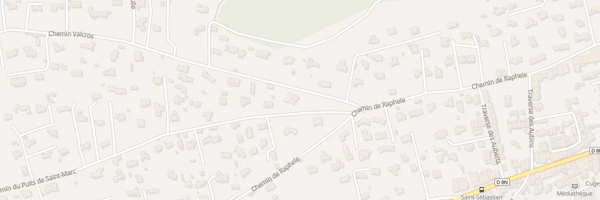 Plan du 42 Che du Puits Saint Marc à Cuges-les-Pins