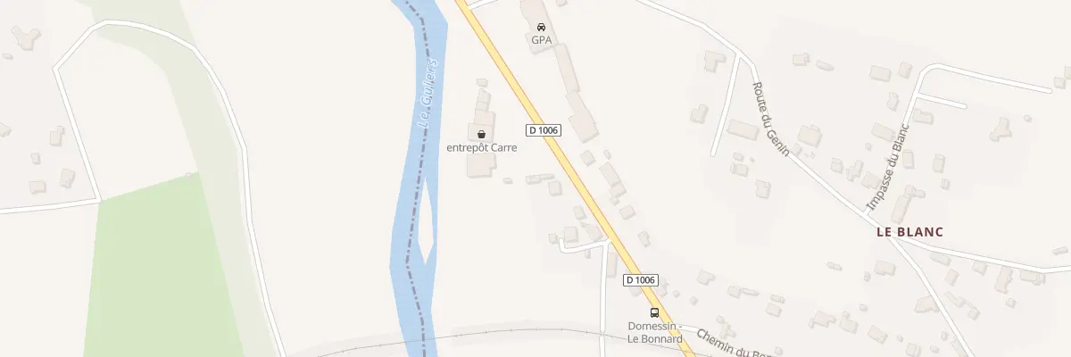Plan du 370 Rte des Échelles à Domessin