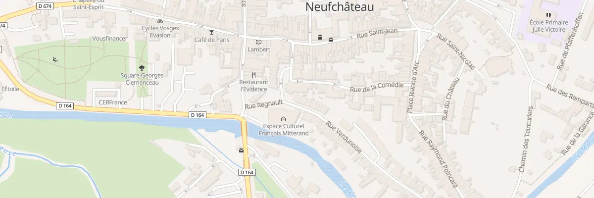 Plan du 1 Rue Verdunoise à Neufchâteau