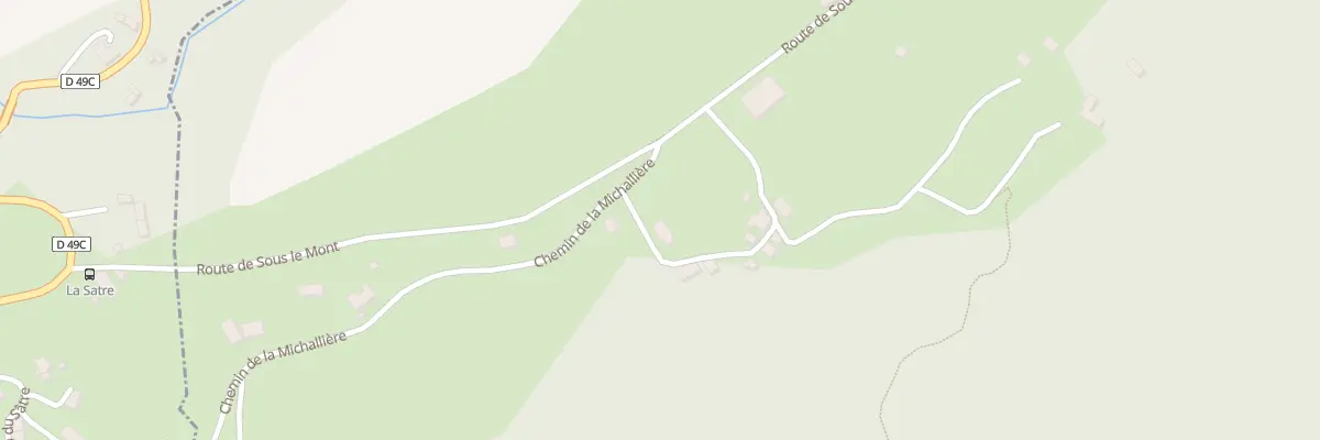 Plan du 238 Che de la Renardière à Voissant