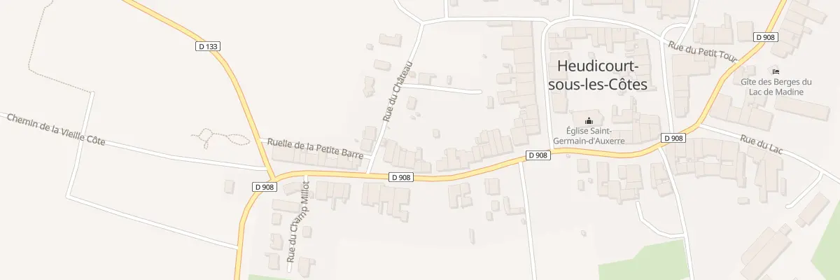 Plan du 40 Rue Charles de Gaulle à Heudicourt-sous-les-Côtes