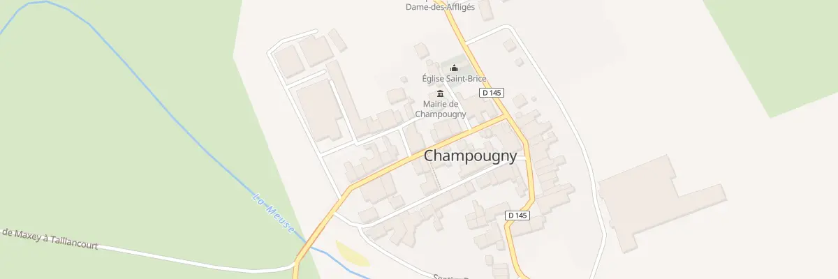 Plan du 12 Gr La Grande Rue à Champougny