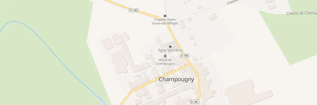 Plan du 3 Rue de l’Eglise à Champougny