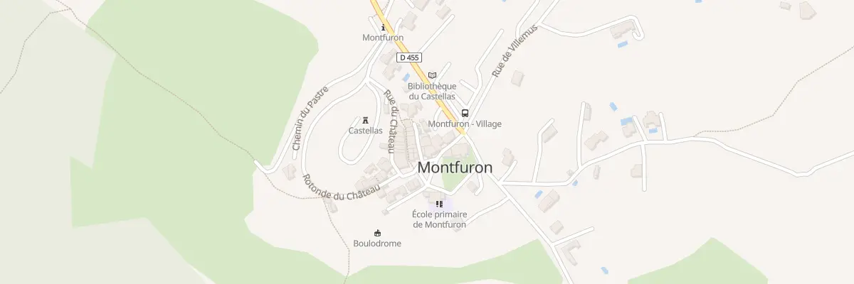 Plan du 7052 Rue du Four à Montfuron