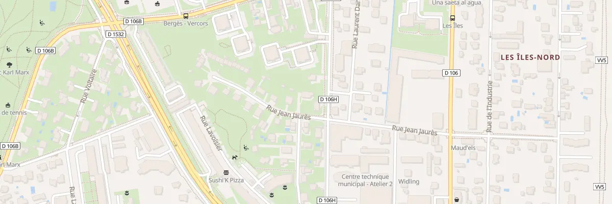 Plan du 44 Rue Jean Jaurès à Seyssinet-Pariset