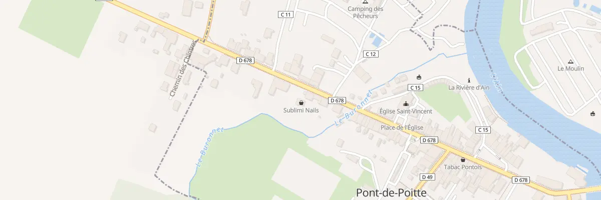 Plan du 73 Grande Rue à Pont-de-Poitte