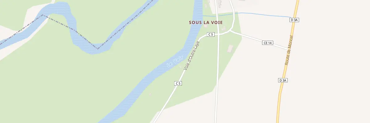 Plan du 131 Zenons à Maxey-sur-Meuse